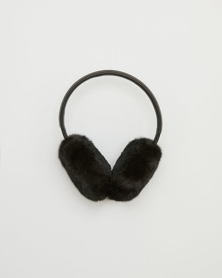 Mink fur earmuffs -Yves Salomon