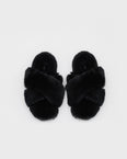 Rex rabbit fur slippers