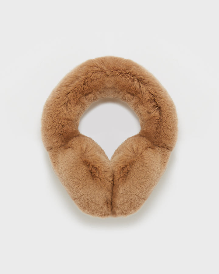 Rex rabbit fur earmuffs -Yves Salomon