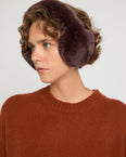 Rex rabbit fur earmuffs