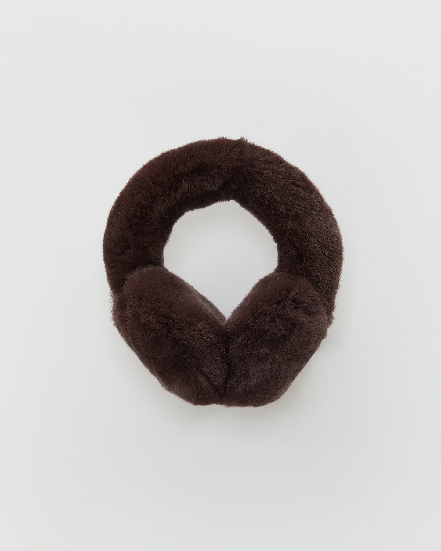 Rex rabbit fur earmuffs -Yves Salomon