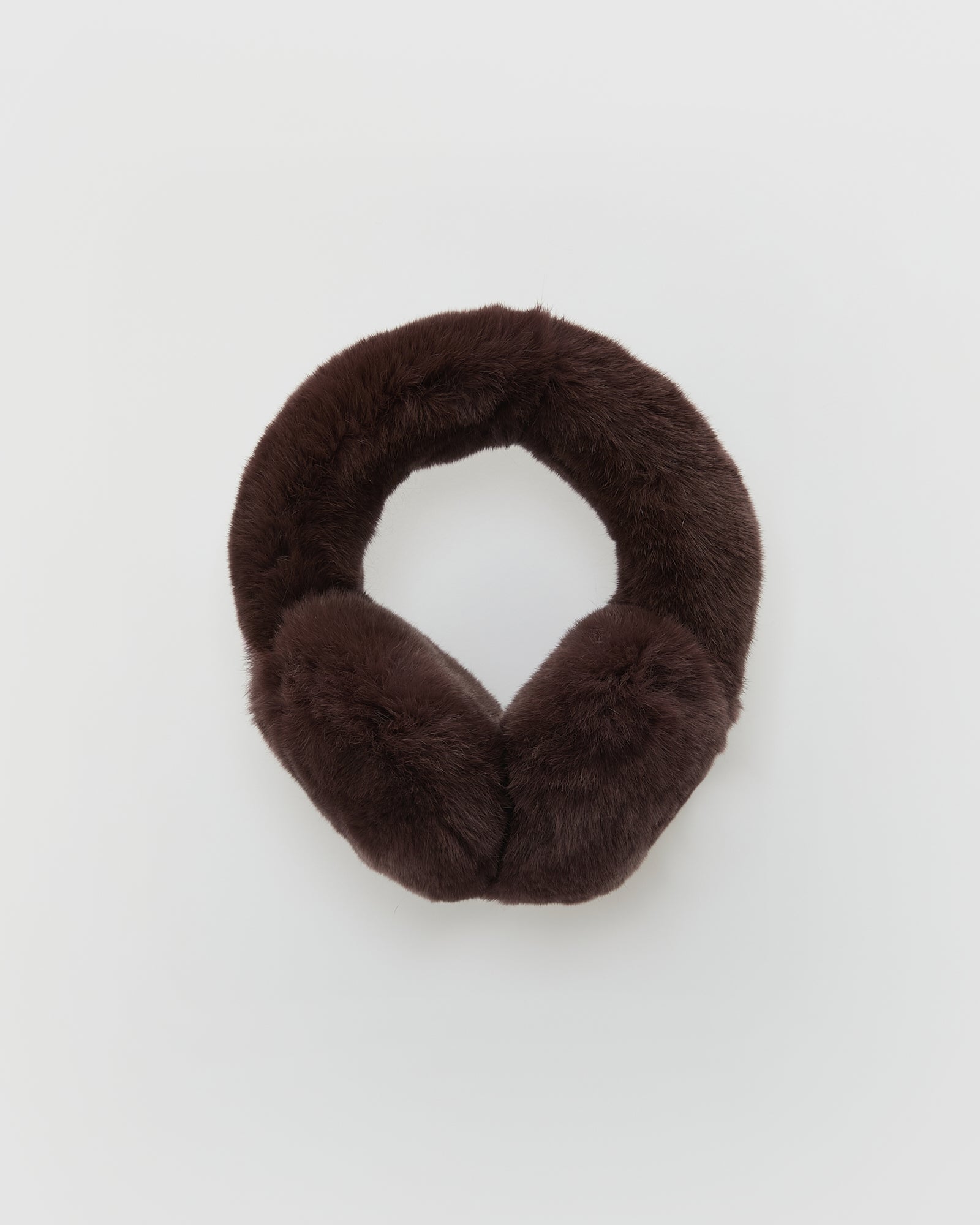 Rex rabbit fur earmuffs -Yves Salomon