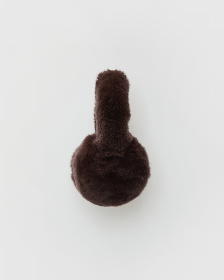 Rex rabbit fur earmuffs -Yves Salomon