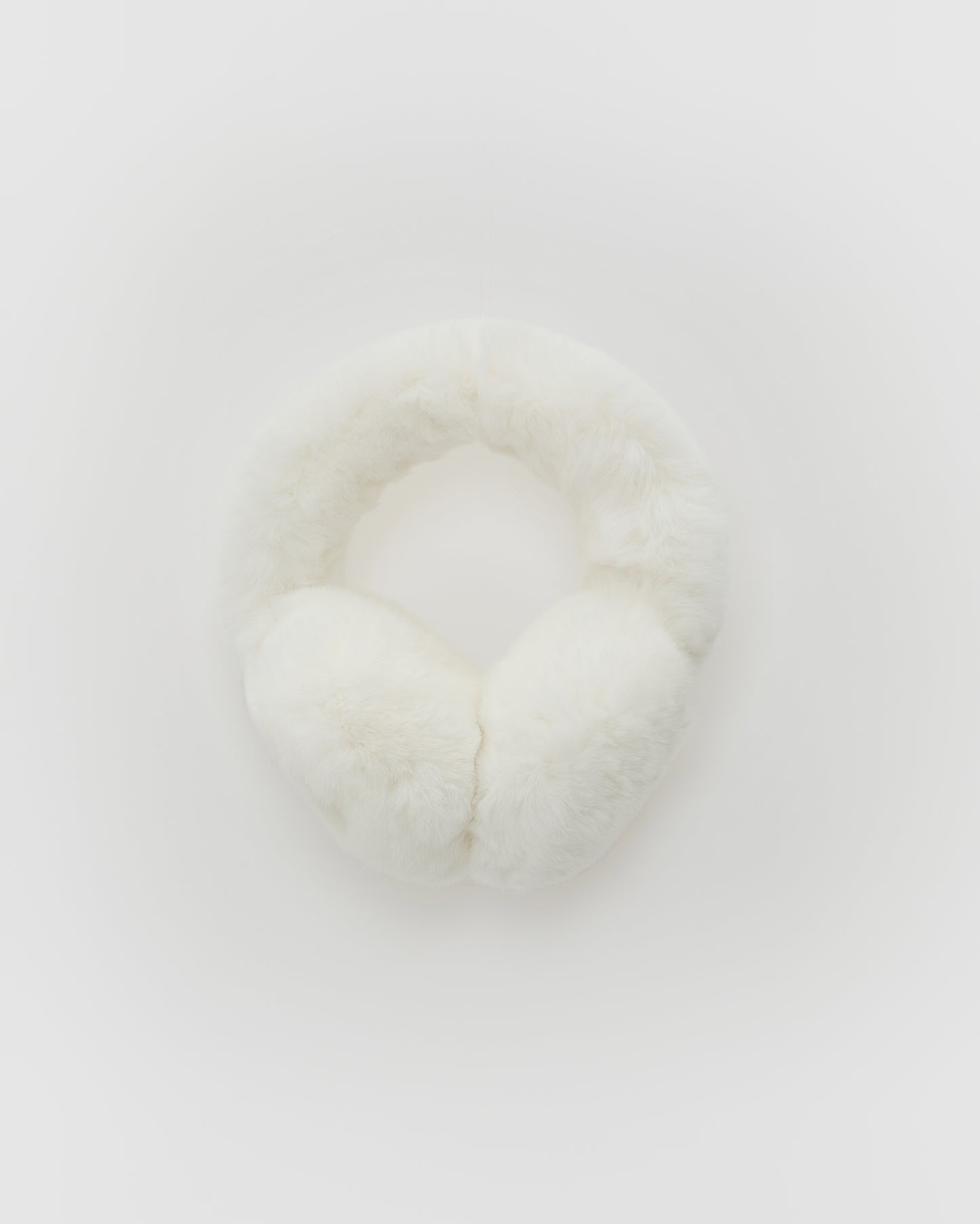 Rex rabbit fur earmuffs -Yves Salomon