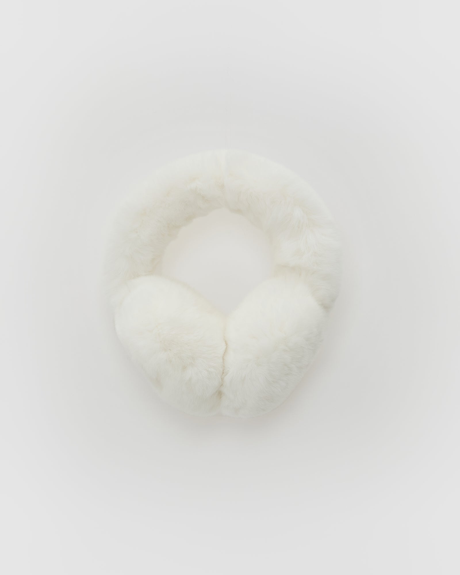 Rex rabbit fur earmuffs -Yves Salomon