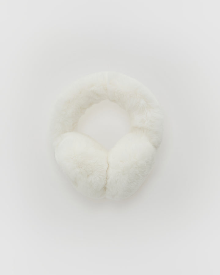 Rex rabbit fur earmuffs -Yves Salomon