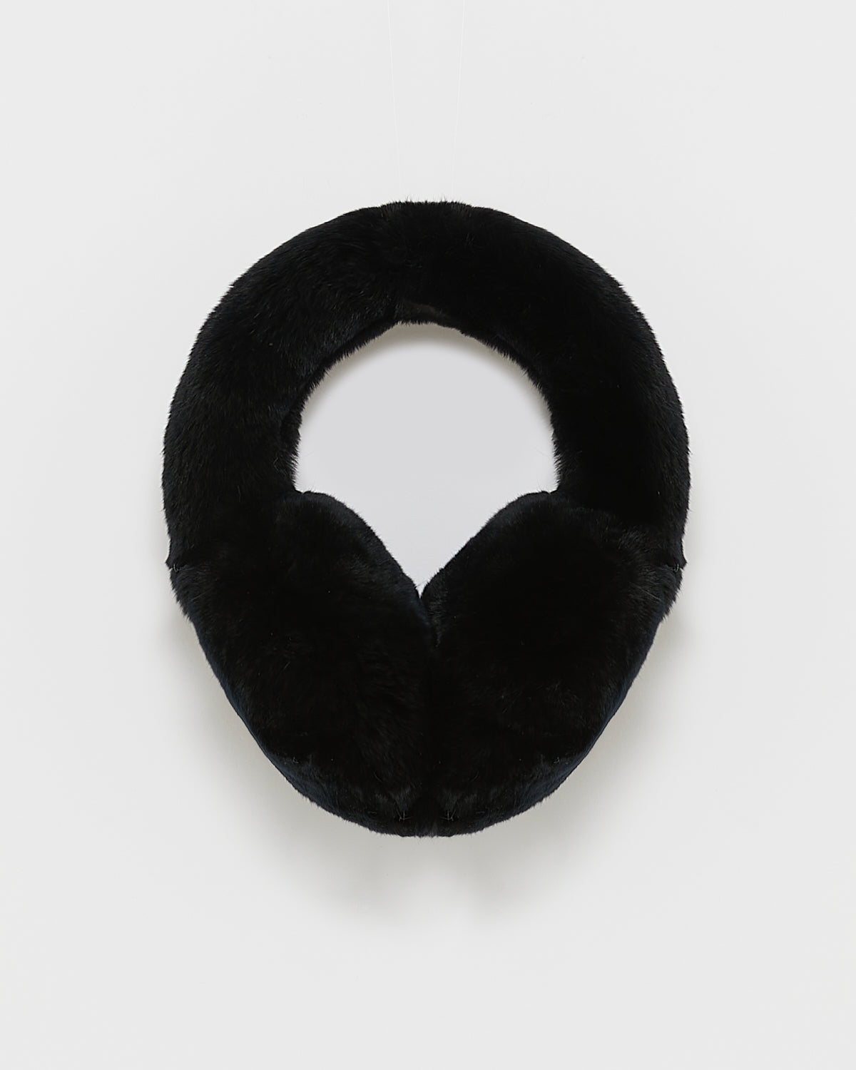 Rex rabbit fur earmuffs -Yves Salomon