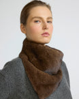 Mink fur bandana