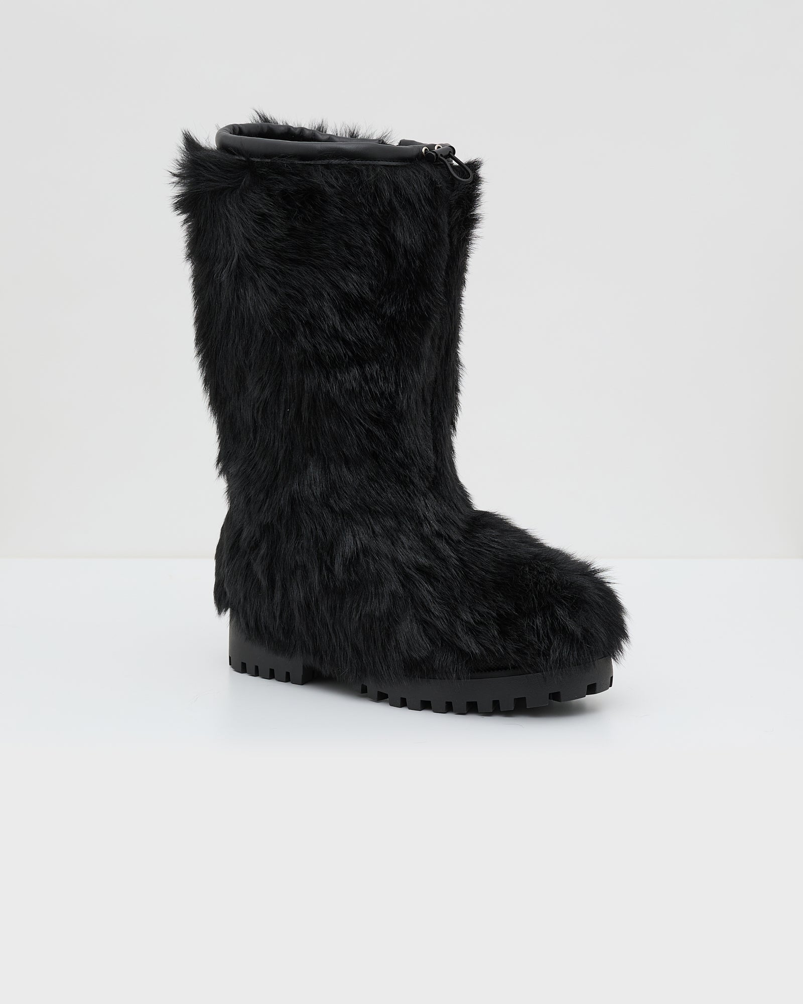 Stiff Tuscan shoes - Black - Yves Salomon women