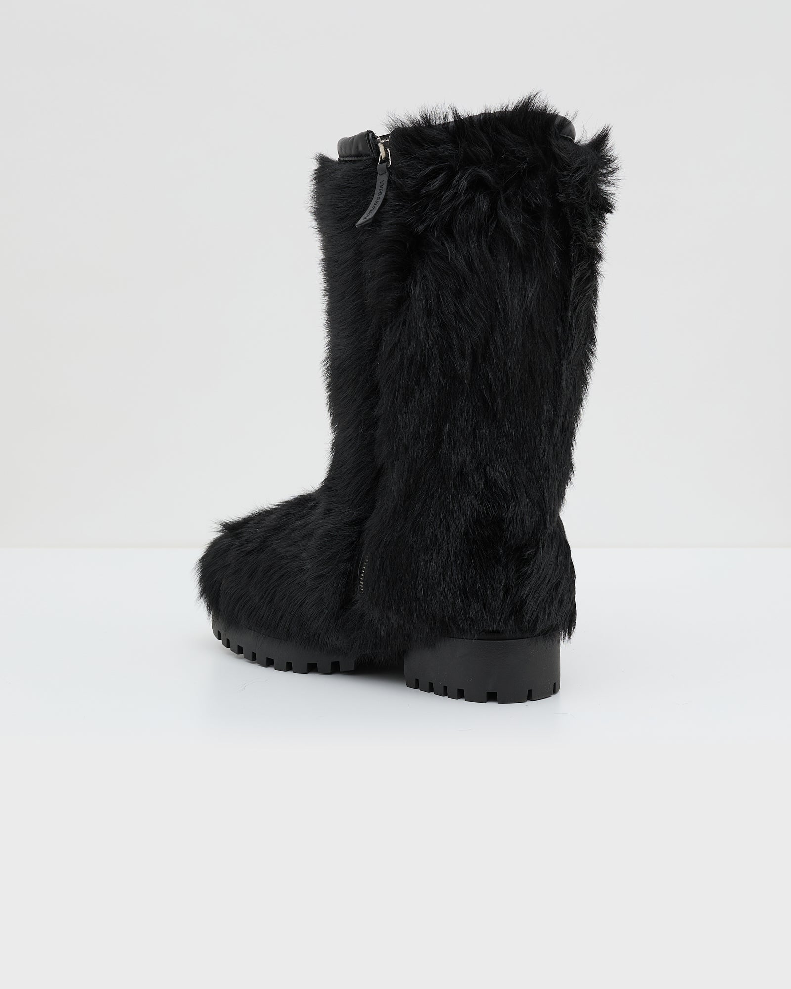 Stiff Tuscan shoes - Black - Yves Salomon women