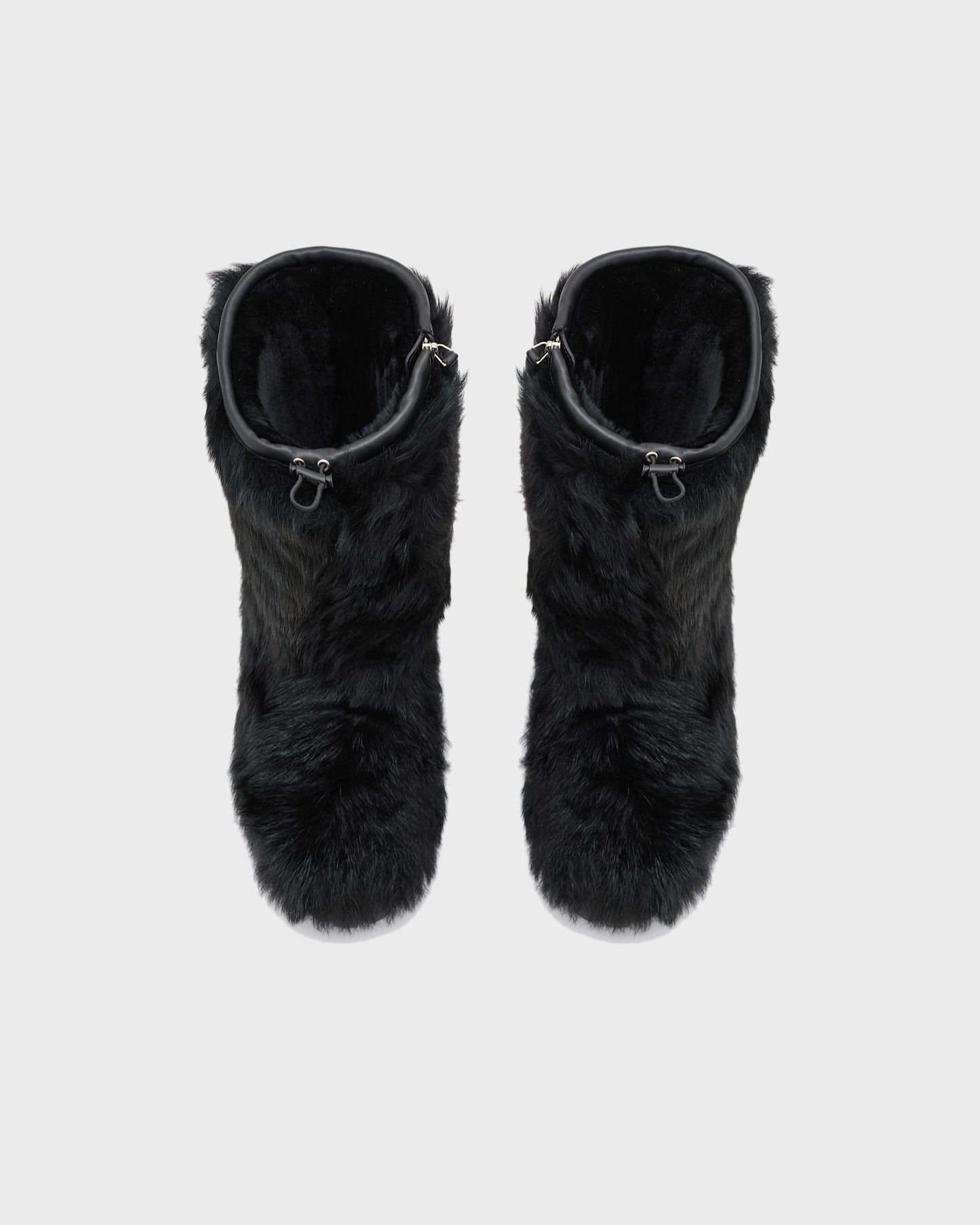 Stiff Tuscan shoes - Black - Yves Salomon women