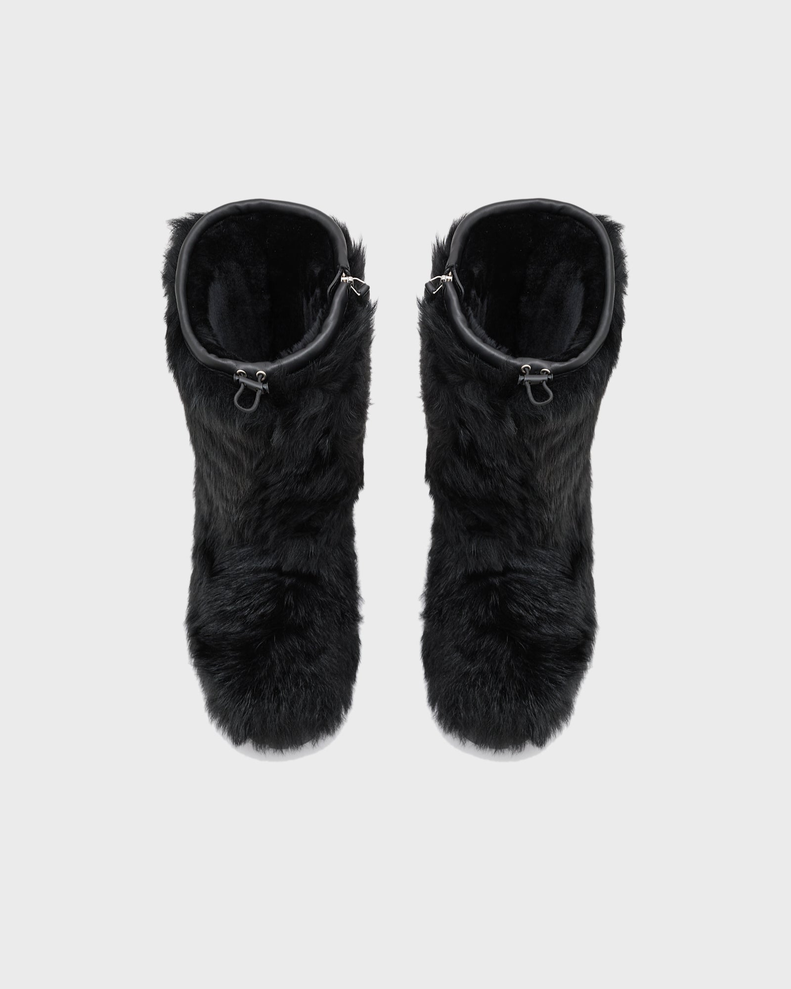 Stiff Tuscan shoes - Black - Yves Salomon women