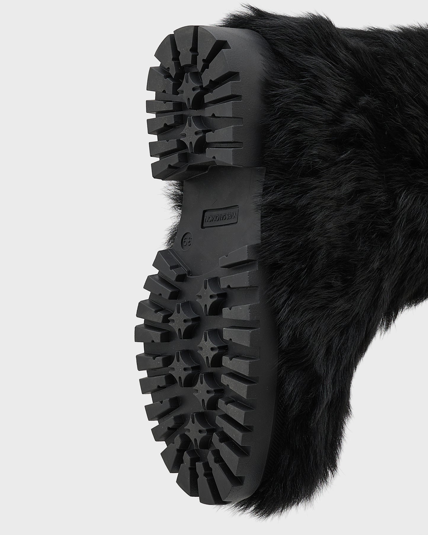 Stiff Tuscan shoes - Black - Yves Salomon women