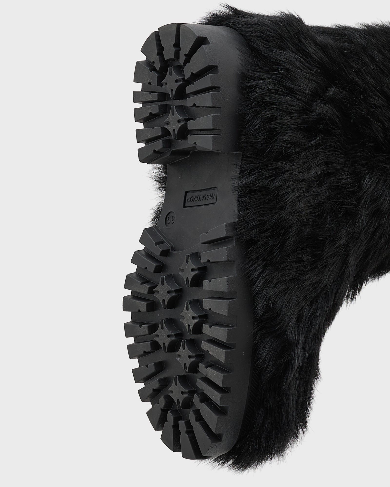 Stiff Tuscan shoes - Black - Yves Salomon women