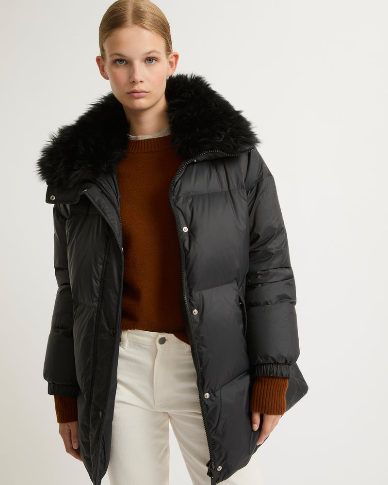 Stand collar winter jacket discount