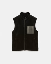 Gilet made with Loro Piana fabric and sheared mink
