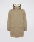 Iconic parka in cotton blend and shearling