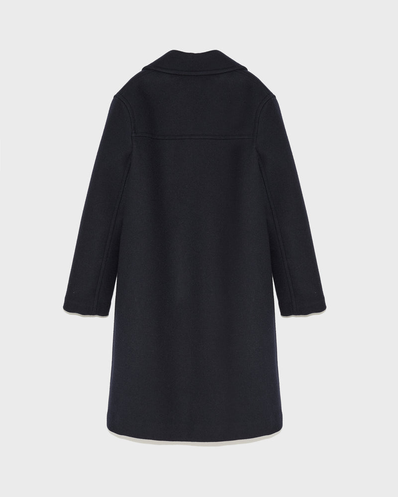 Woollen fabric coat-Yves Salomon-Winter sale & boxing day
