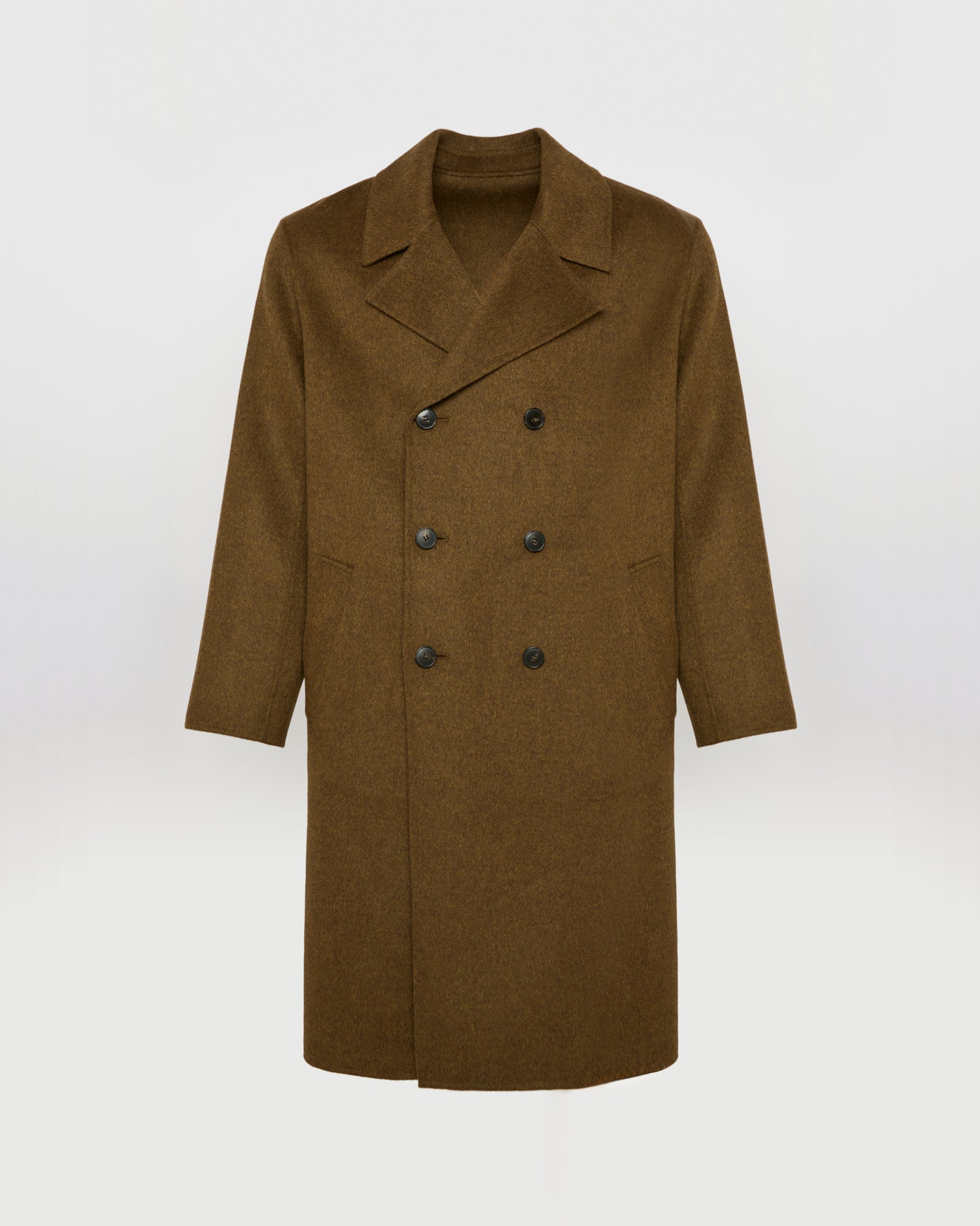 Double-sided wool-cashmere coat -Yves Salomon