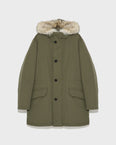 Waterproof cotton-blend iconic parka with coyote fur trim