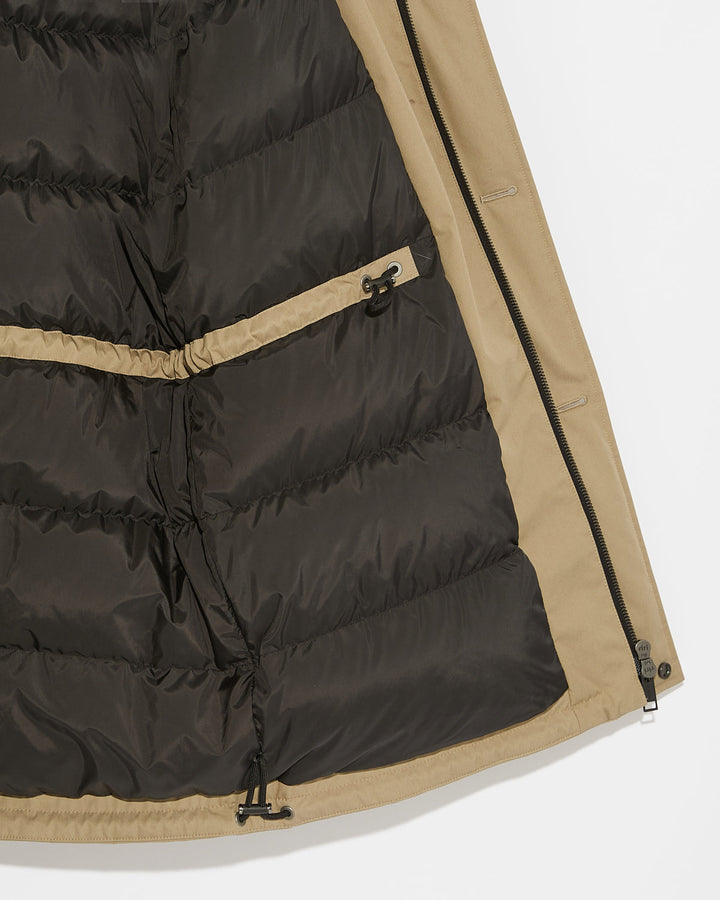 Black Friday - Waterproof cotton-blend iconic parka with coyote fur trim - Yves Salomon