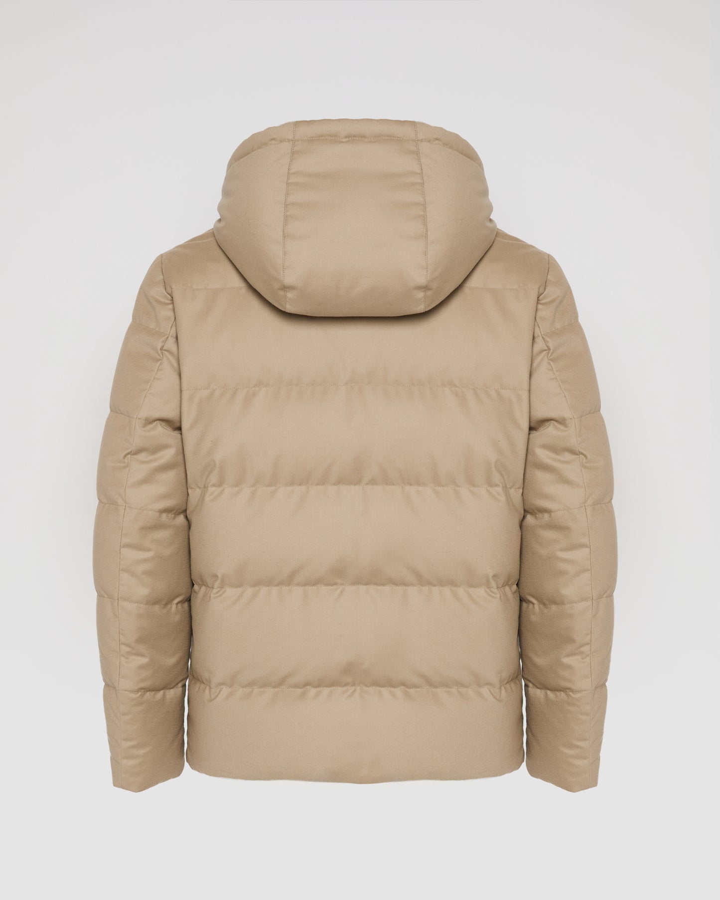 Short down jacket in Loro Piana fabric with mink trim -Yves Salomon