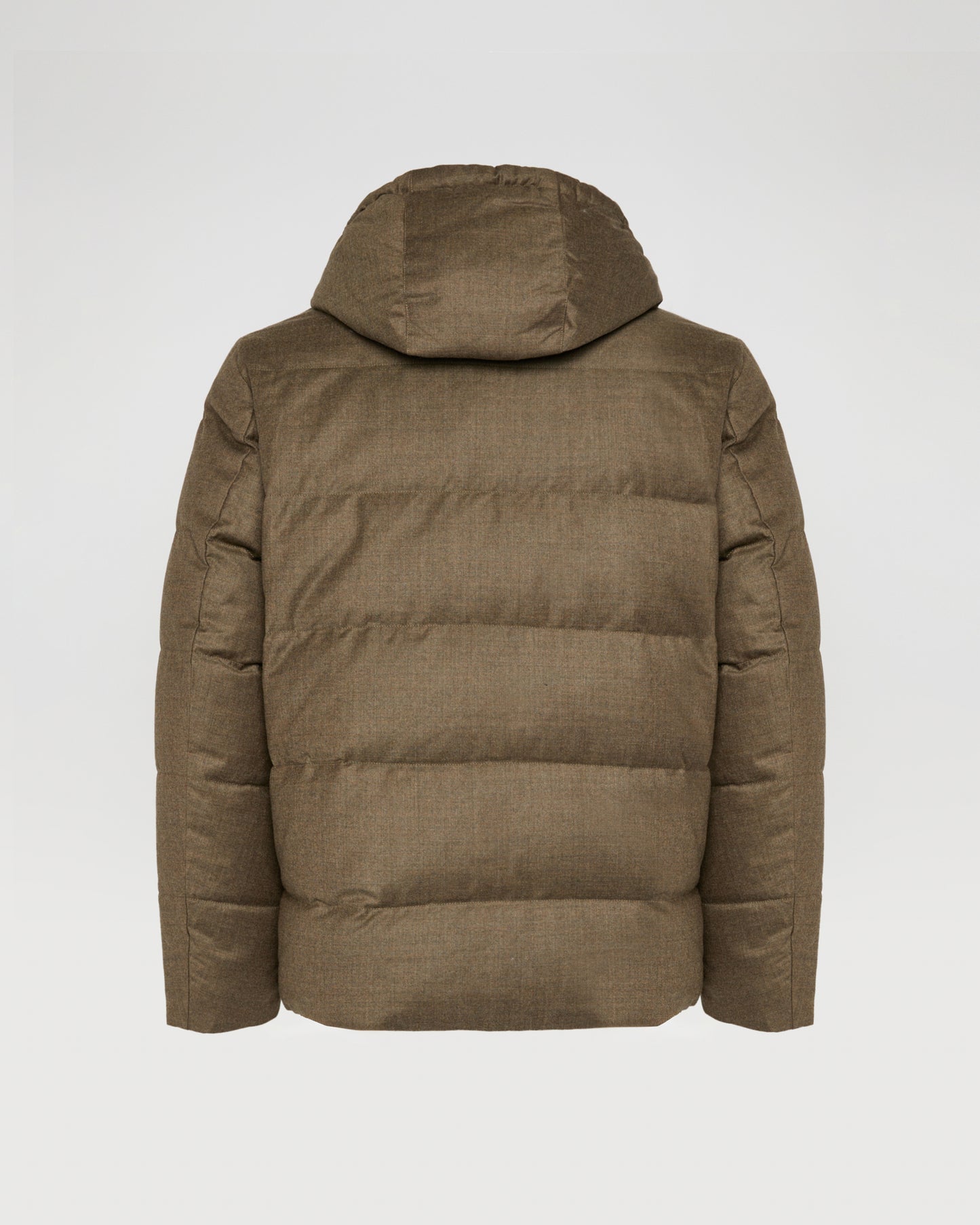 Short down jacket in Loro Piana fabric with mink trim -Yves Salomon