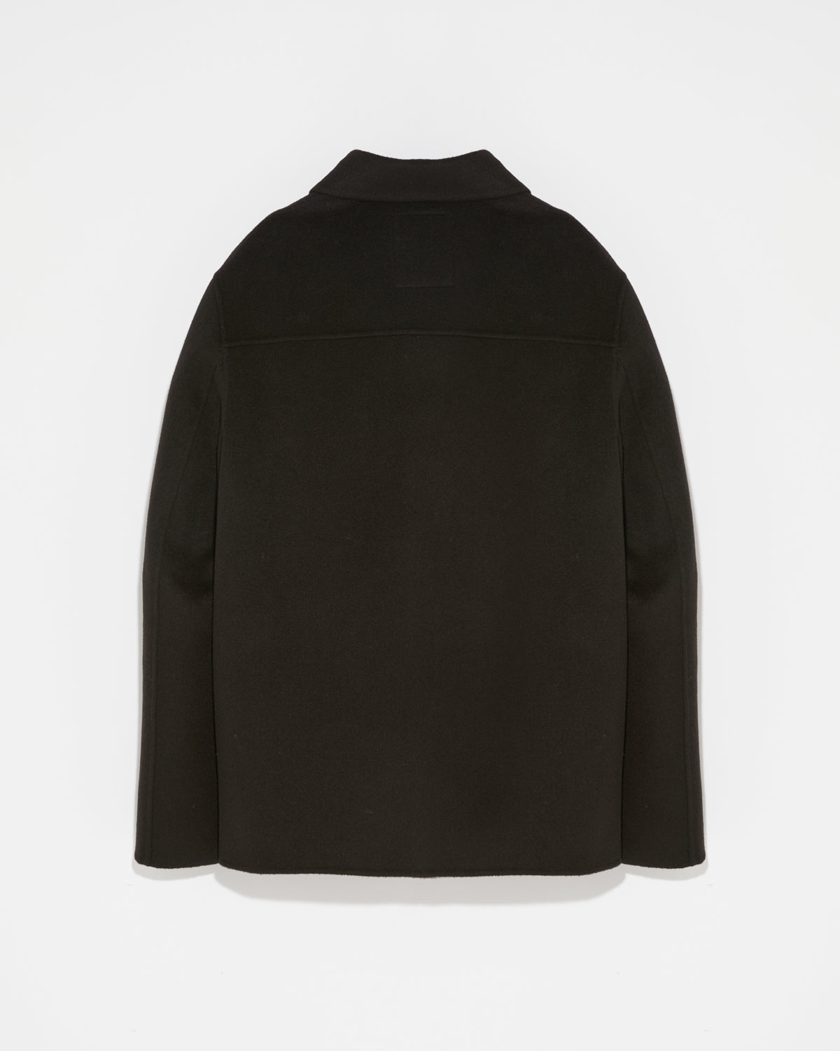 Workwear jacket in double-sided wool-cashmere fabric