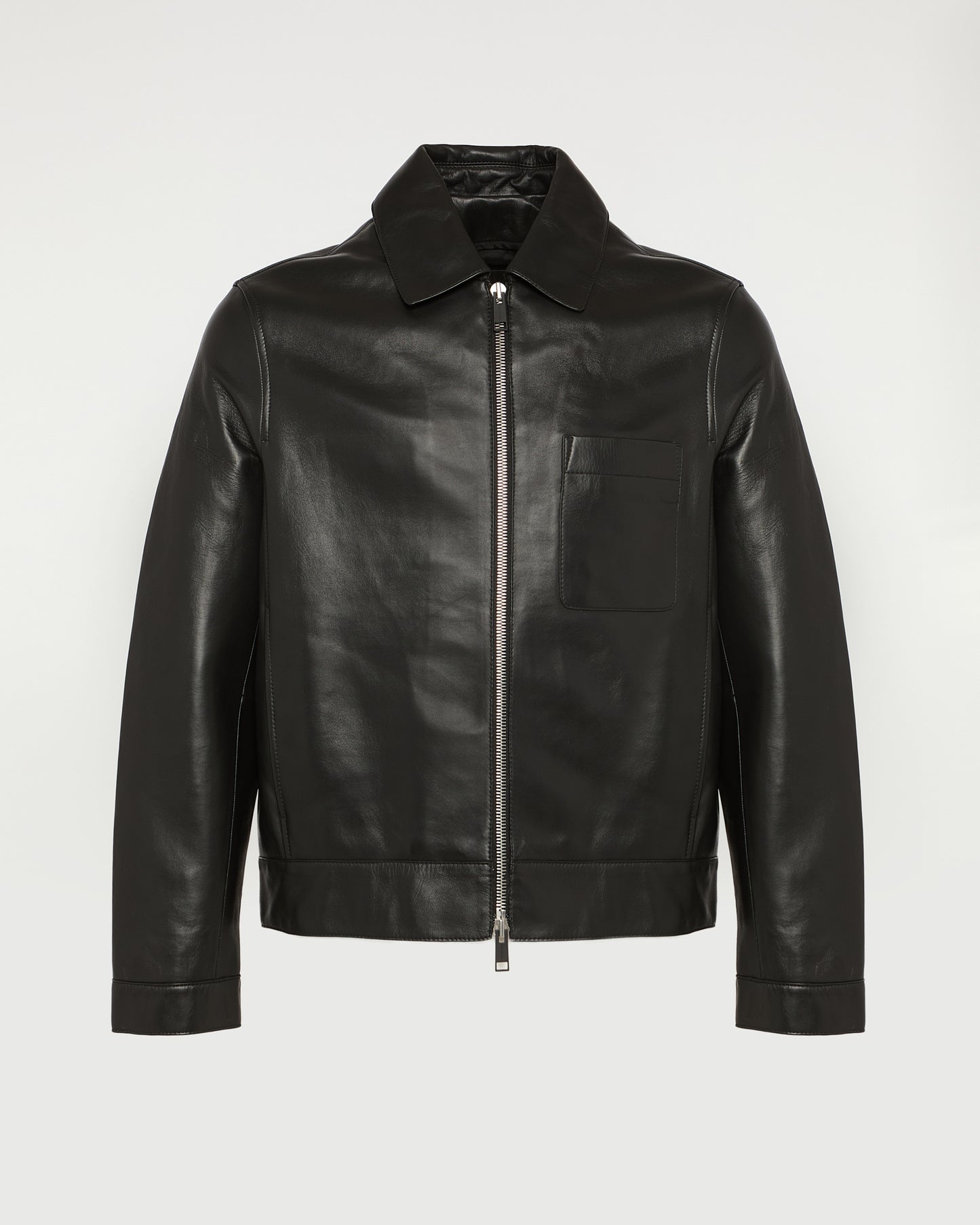 Lamb leather jacket with nappa finish -Yves Salomon - New spring summer collection