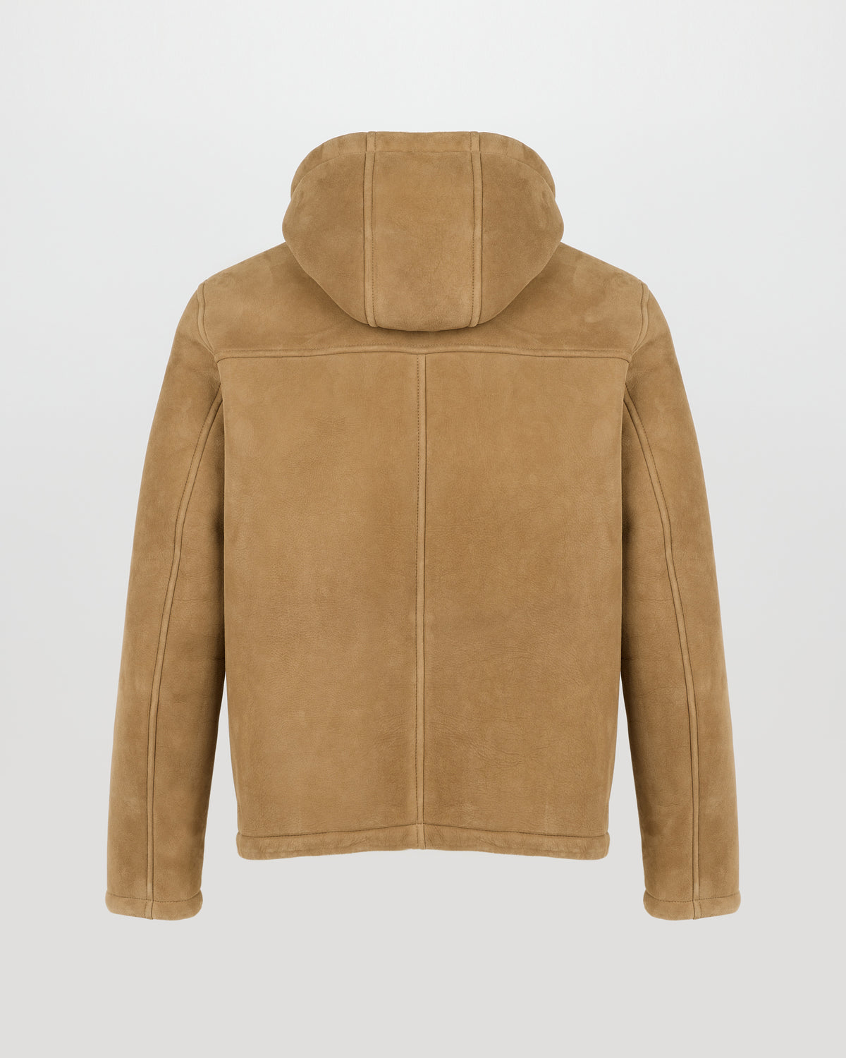 Suede shearling hoodie with curly wool - Yves Salomon - New Fall/Winter Collection
