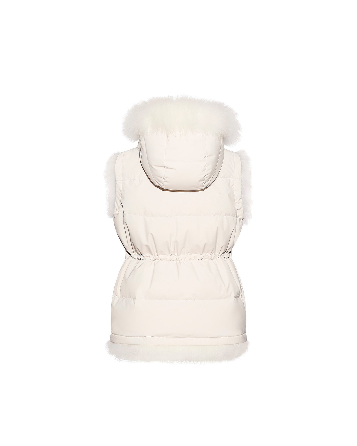 Reversible long-haired lambskin gilet -Yves Salomon