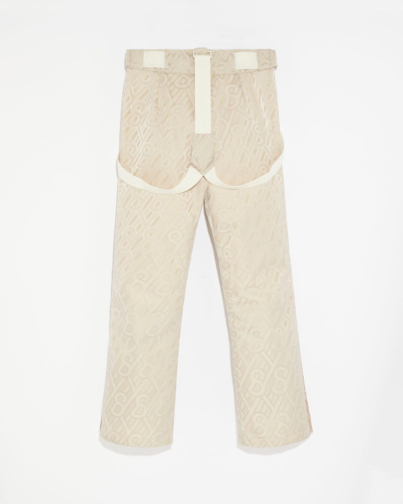 Wide leg ski trousers