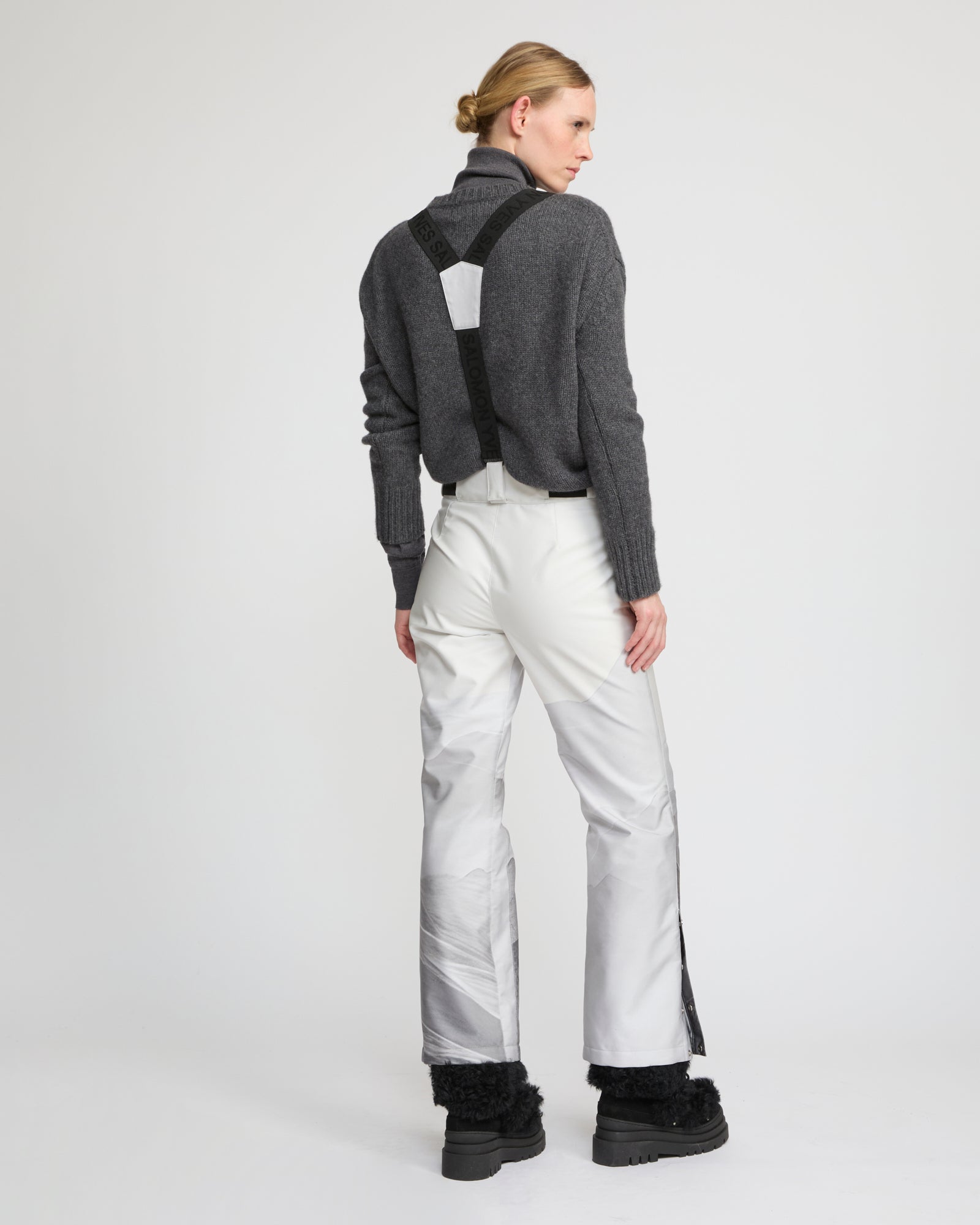Wide leg ski trousers -Yves Salomon