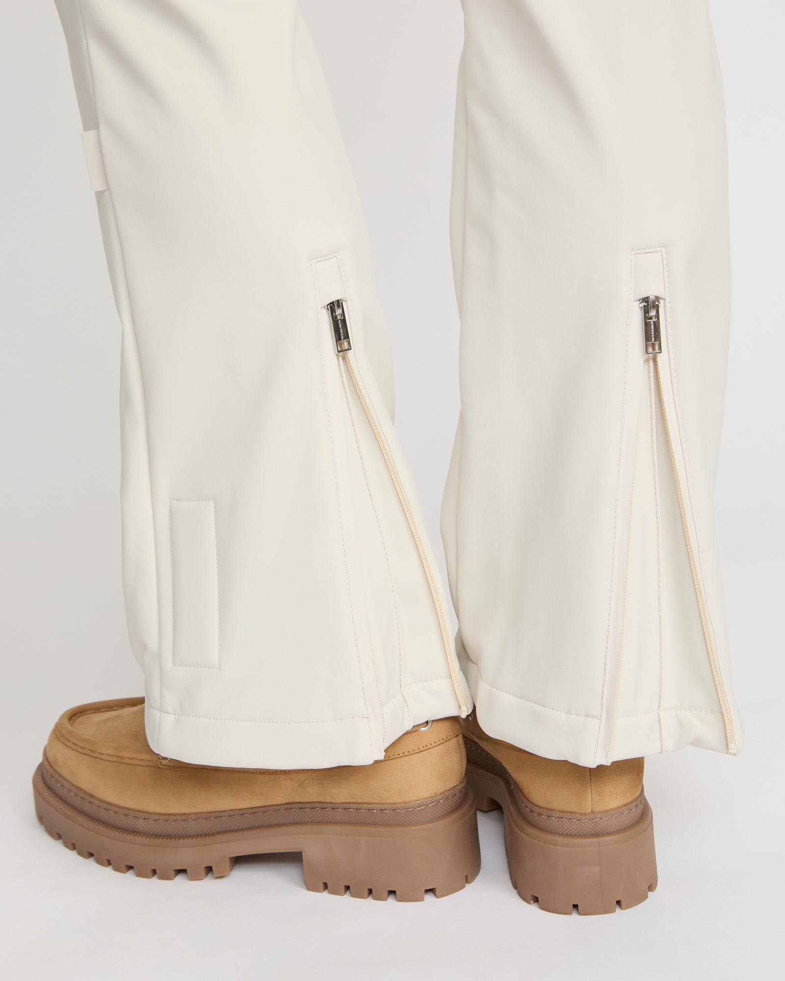 Softshell fabric flared fitted ski trousers -Yves Salomon