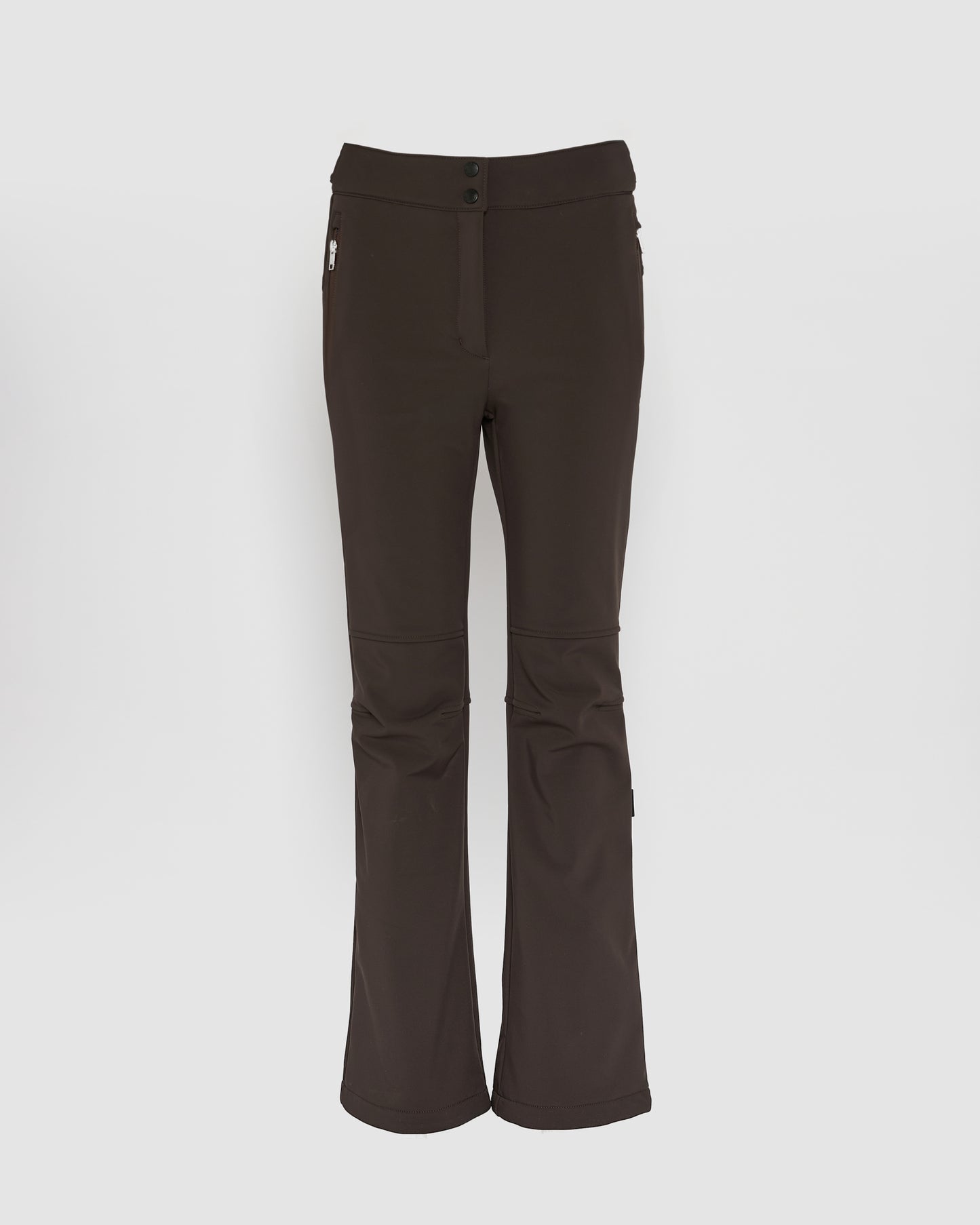 Softshell fabric flared fitted ski trousers -Yves Salomon