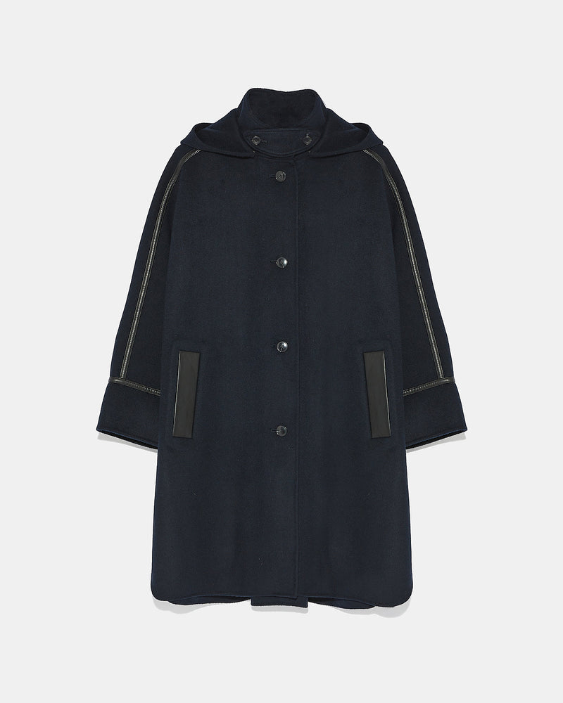 Double-sided cashmere blend hooded cape-Yves Salomon-Winter sale & boxing day