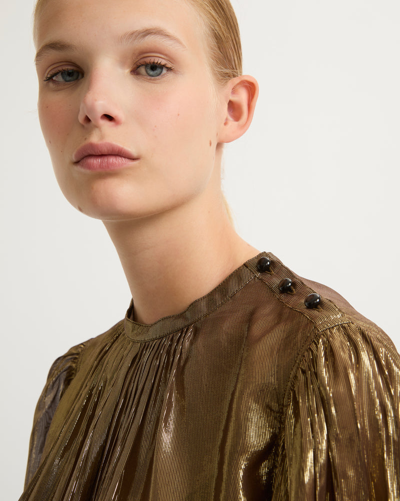 Lamé top-Yves Salomon-Winter sale & boxing day