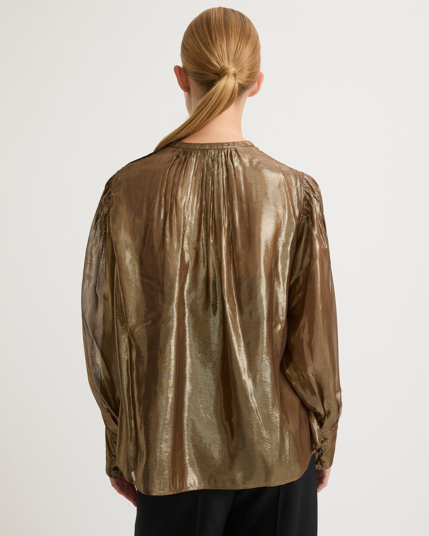 Lamé top-Yves Salomon-Winter sale & boxing day