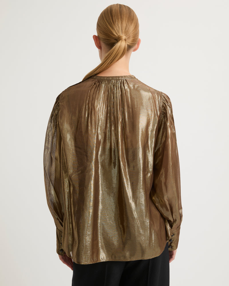 Lamé top-Yves Salomon-Winter sale & boxing day