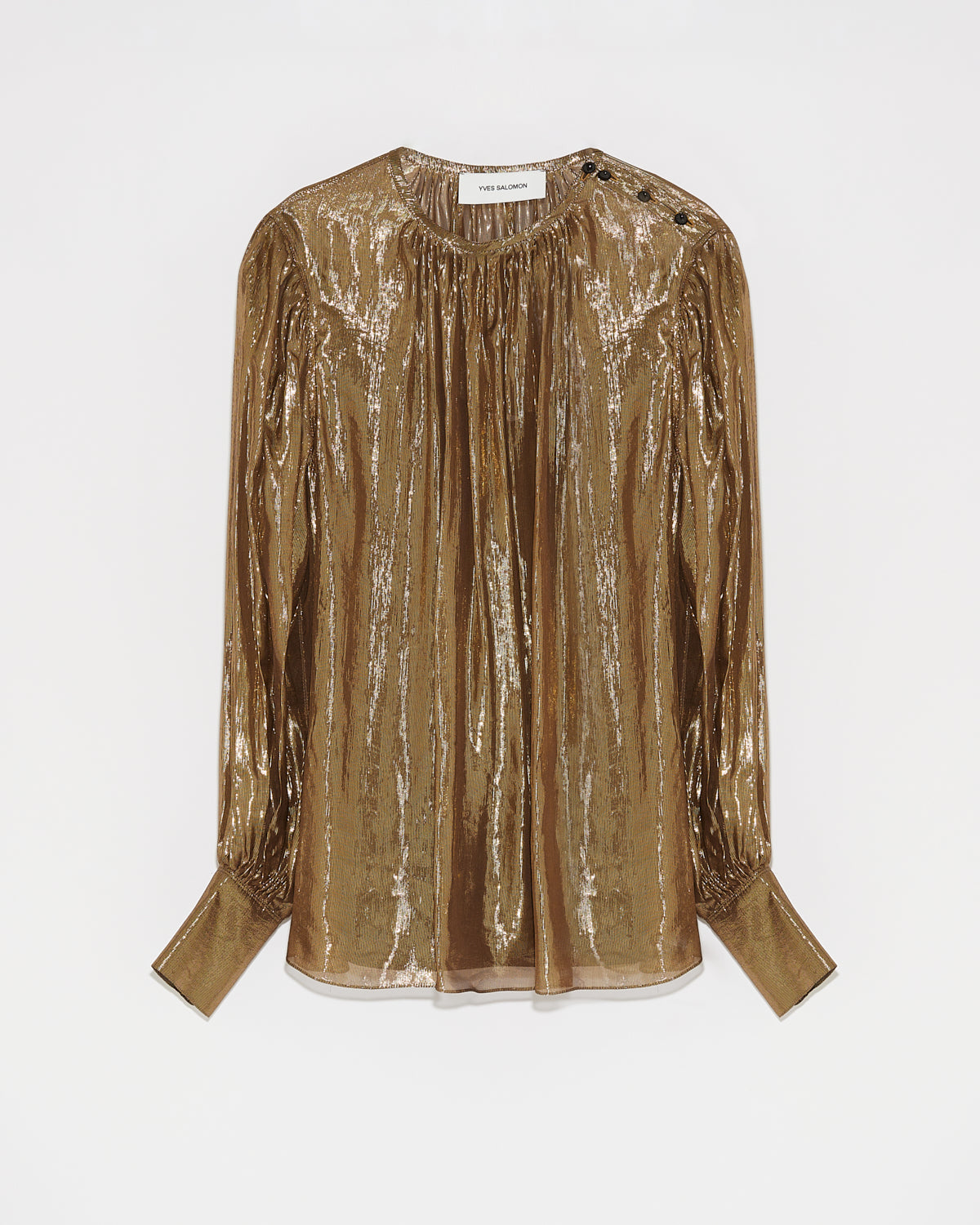 Lamé top-Yves Salomon-Winter sale & boxing day
