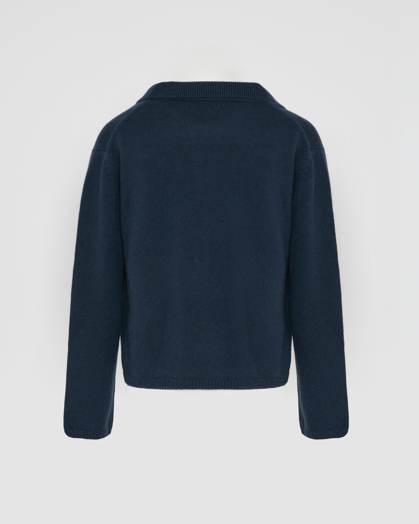 V-neck wool and cashmere sweater -Yves Salomon
