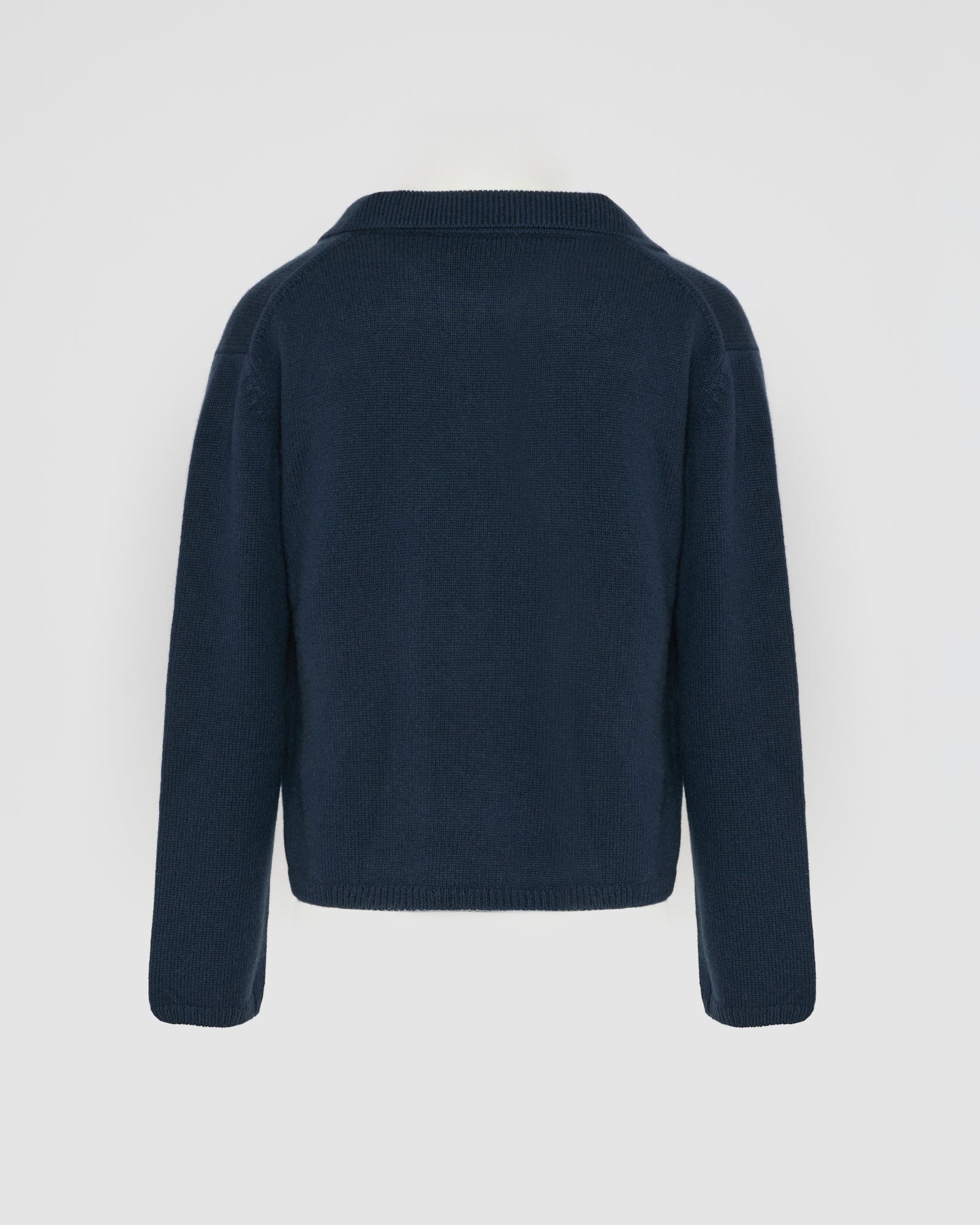 V-neck wool and cashmere sweater -Yves Salomon