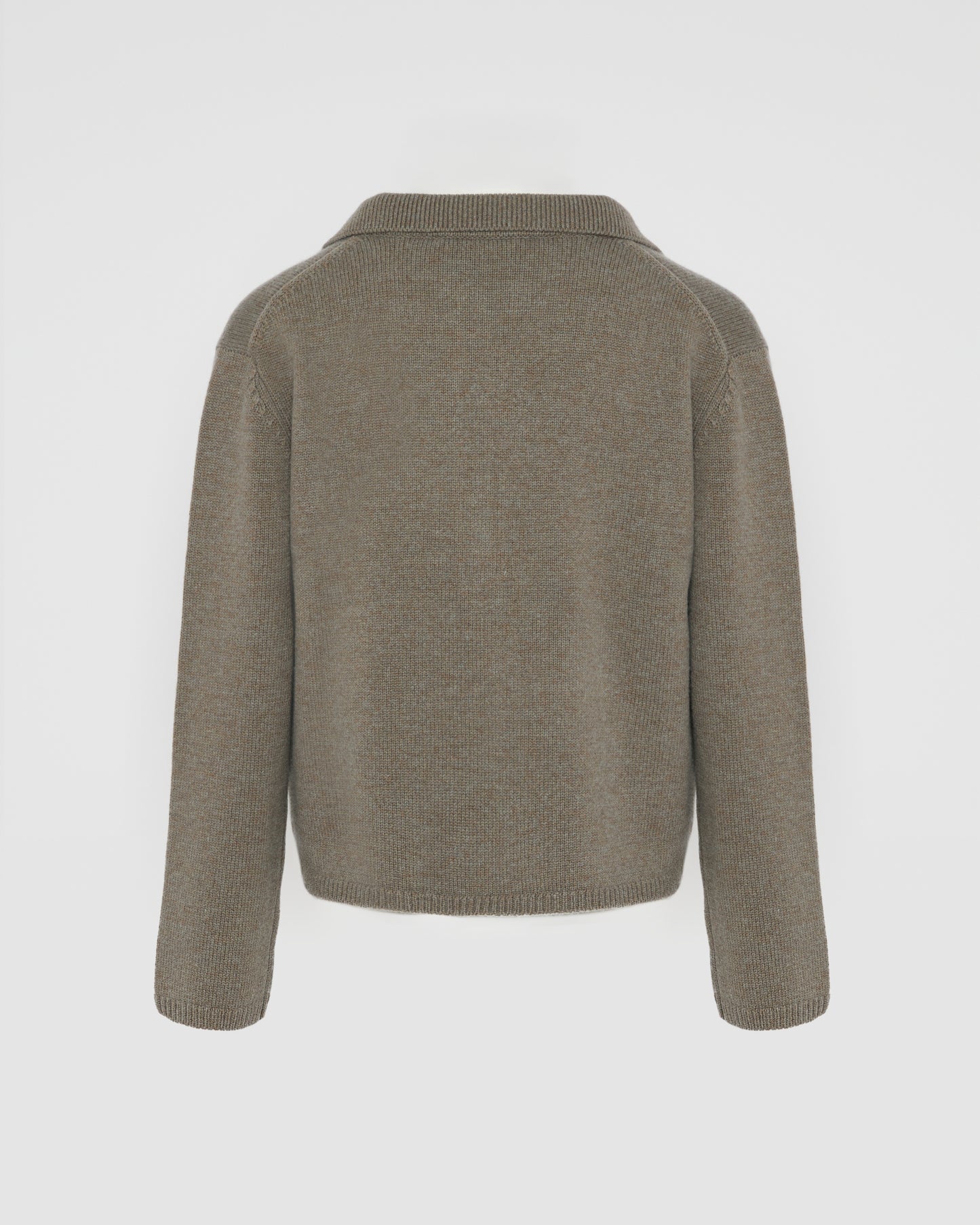 V-neck wool and cashmere sweater -Yves Salomon