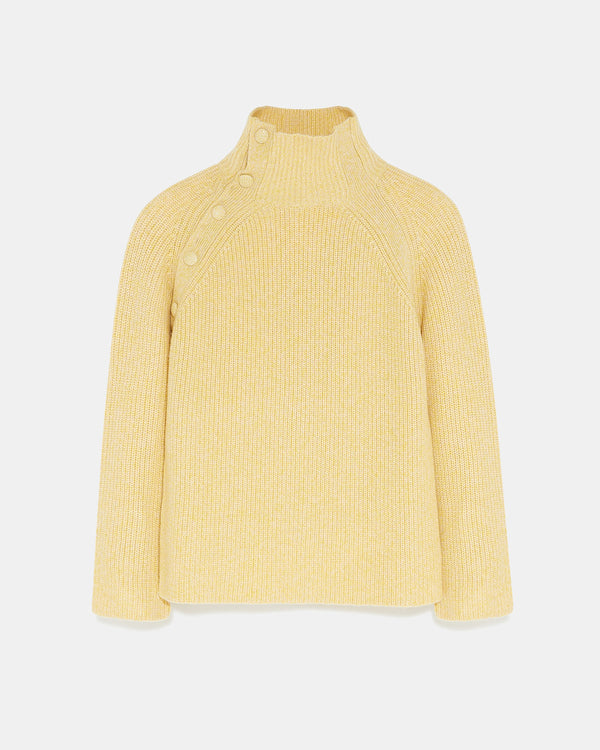 Cashmere funnel neck jumper-Yves Salomon-Winter sale & boxing day