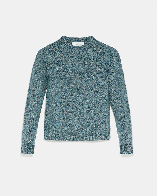 Cashmere round neck jumper-Yves Salomon-Winter sale & boxing day