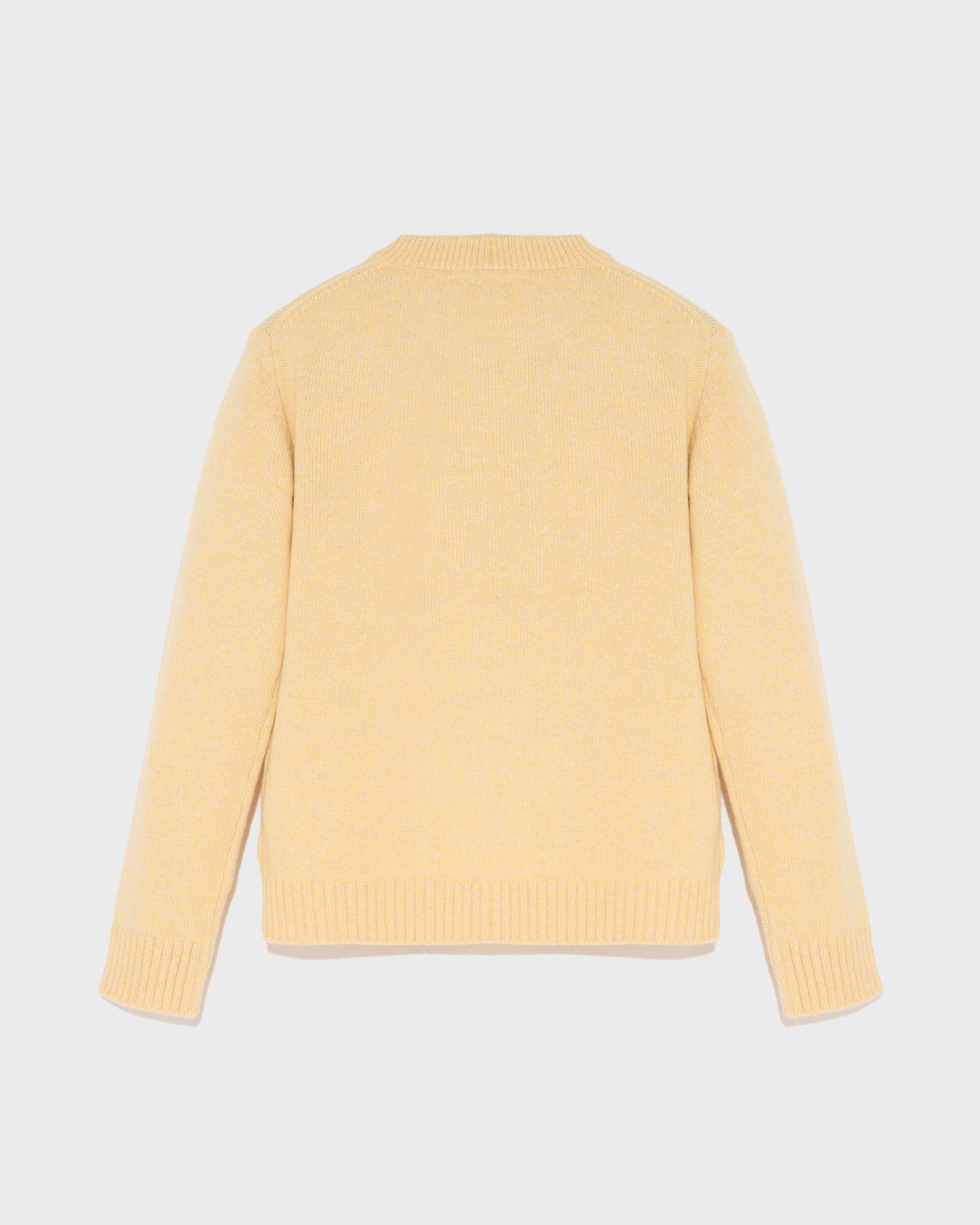 Cashmere round neck jumper-Yves Salomon-Winter sale & boxing day
