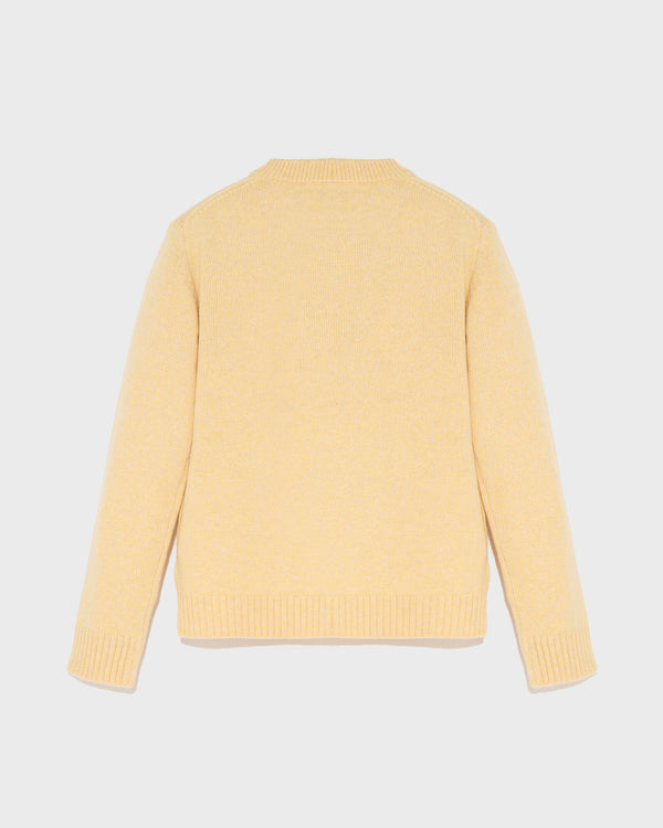 Cashmere round neck jumper-Yves Salomon-Winter sale & boxing day