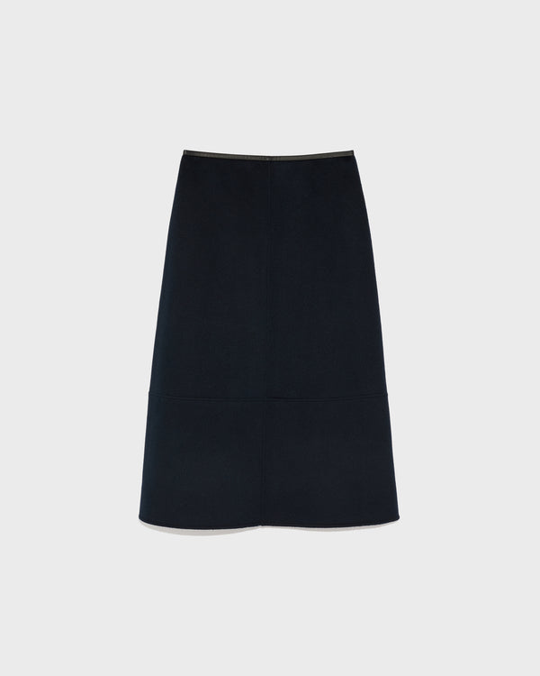 Double-sided cashmere blend skirt-Yves Salomon-Winter sale & boxing day