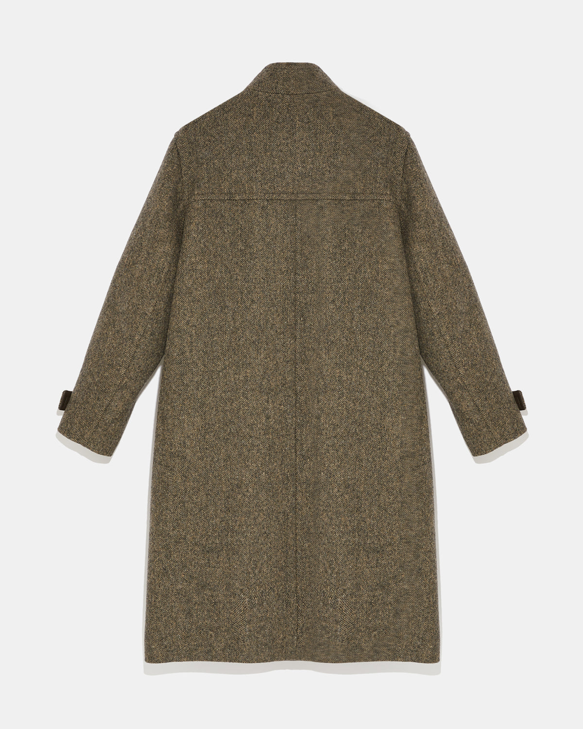 Long woollen pea coat-Yves Salomon-Winter sale & boxing day