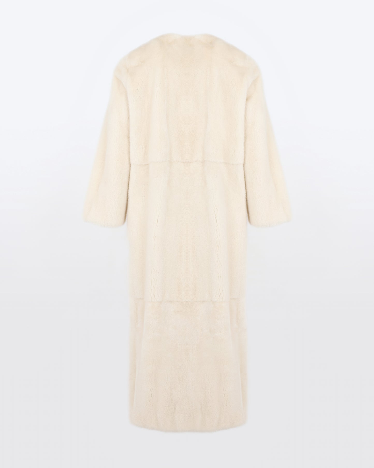 Maxi belted coat in long-haired mink fur - Yves Salomon - New Fall/Winter Collection
